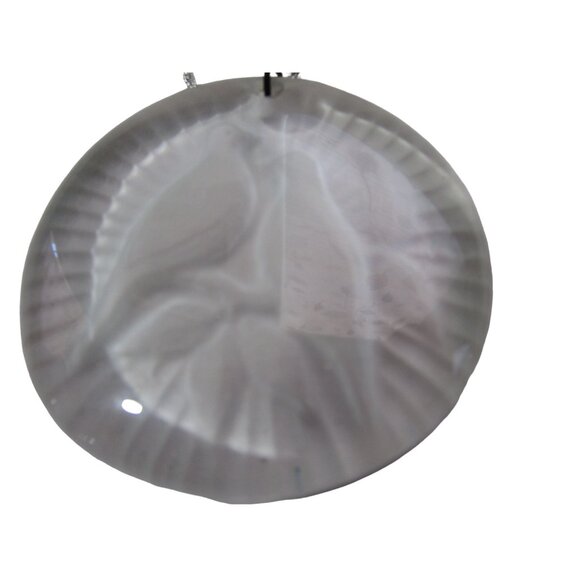 Two Turtle Dove Fostoria Glass Christmas Ornament 1970's In Orignal Box GUC - Picture 11 of 12